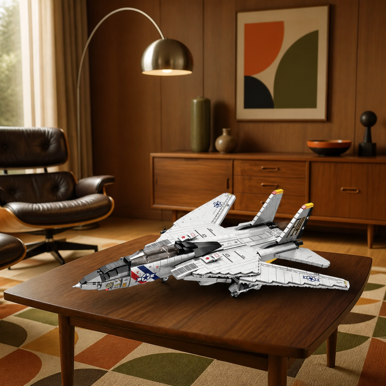 F-14-Kampfflugzeug (1600 Teile)