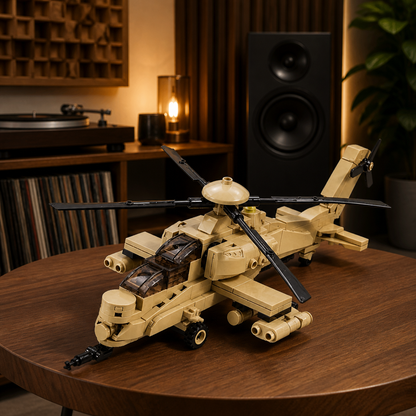 A129 Mangusta Helicopter (242 Pcs) - Interior 09 - Contemporary music room