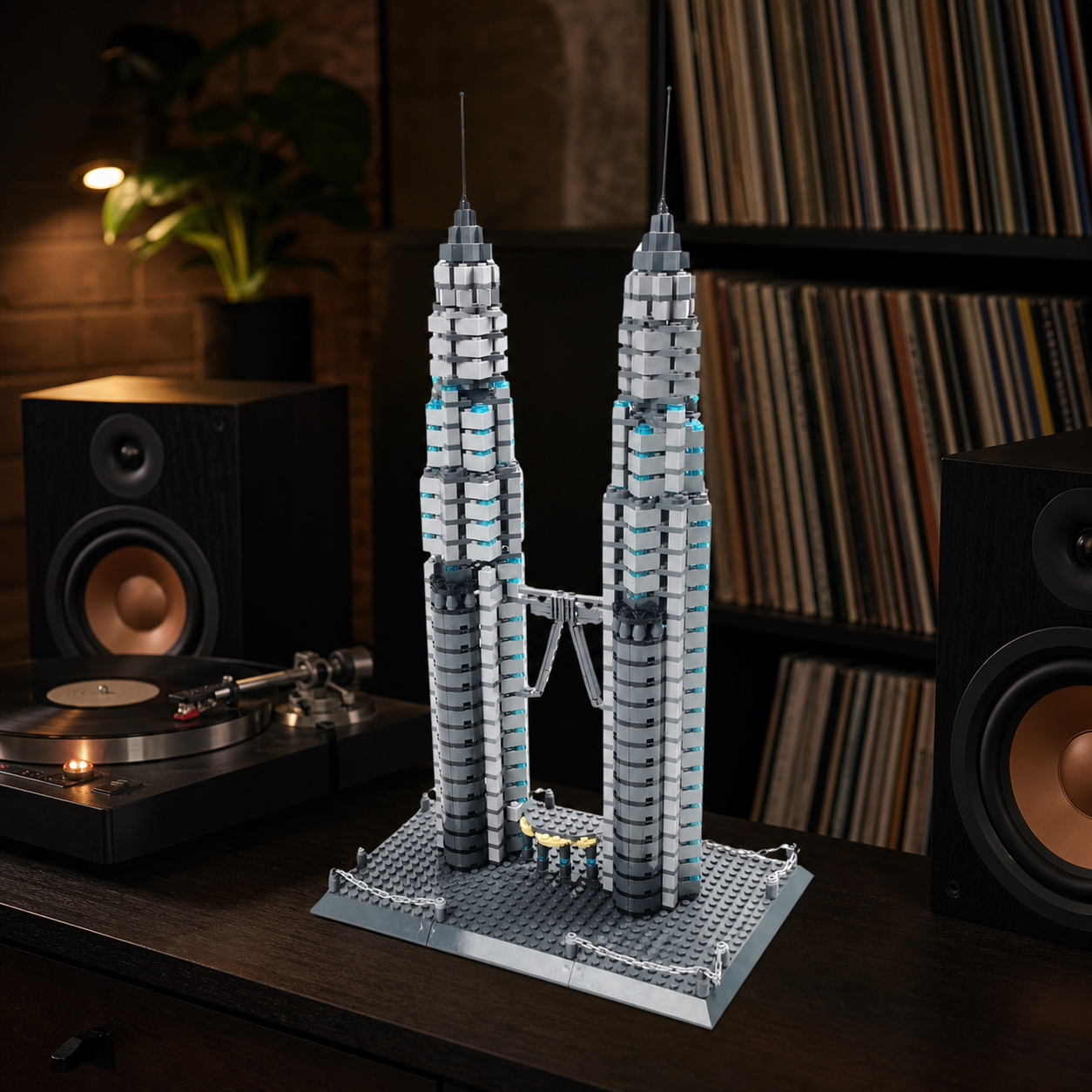 Petronas Towers (1160 szt.) — Wnętrze 09: stylowy pokój muzyczny