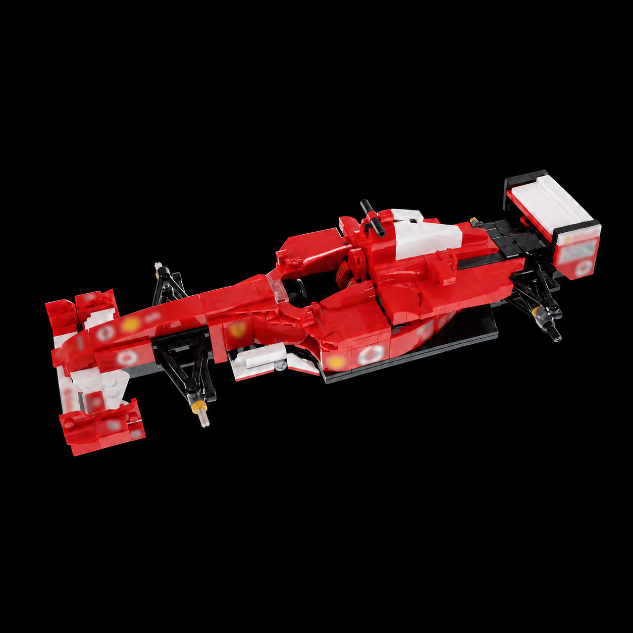 Retro Red Formula 1 Car F2004 (735 Pcs) - gallery image 09