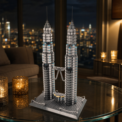 Petronas Towers (1160 szt.) — Wnętrze 10: świąteczne wnętrze wieczorne