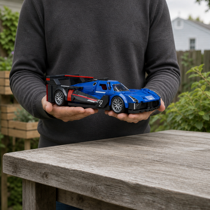 Hot Wheels Cadillac Project GTP (236 деталей) — 10 с человеком сад модель в руках 1x1