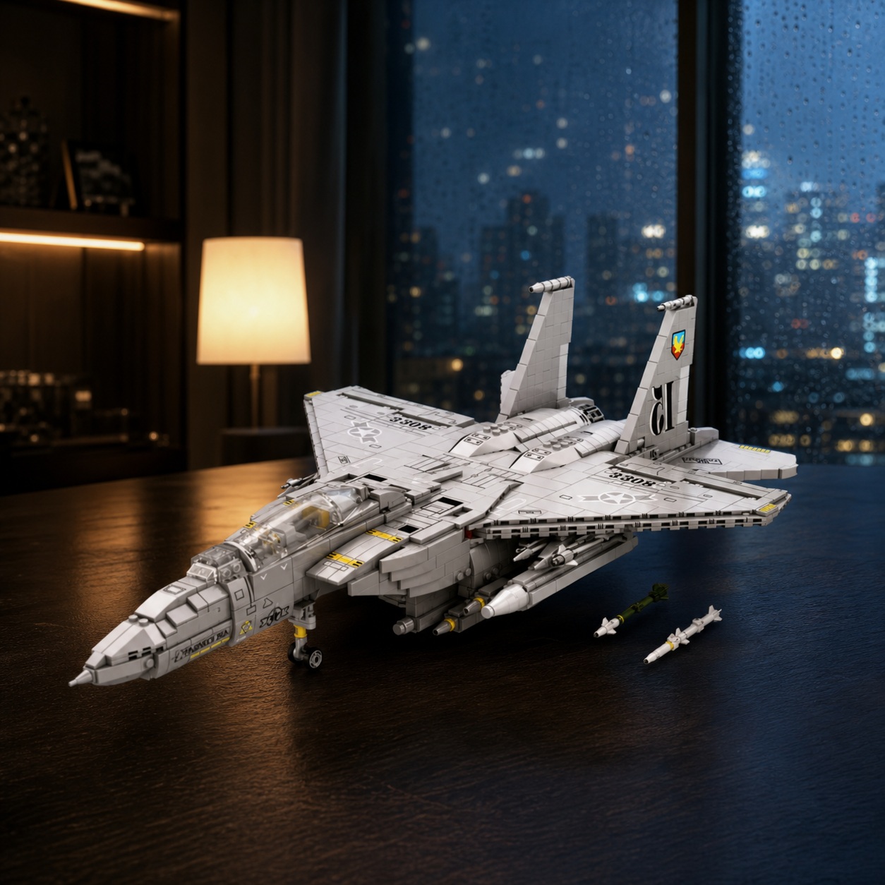 Avion de chasse F-15E (2216 pièces)