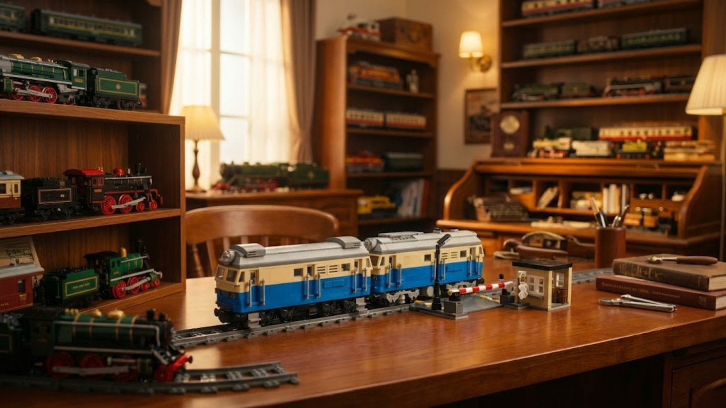 Locomotive diesel télécommandée DF4B (1212 pièces) 