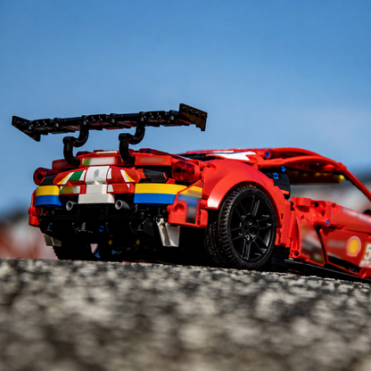 488 GTE Red Car (1677 Pcs) - 1:1 ambient gallery image 10