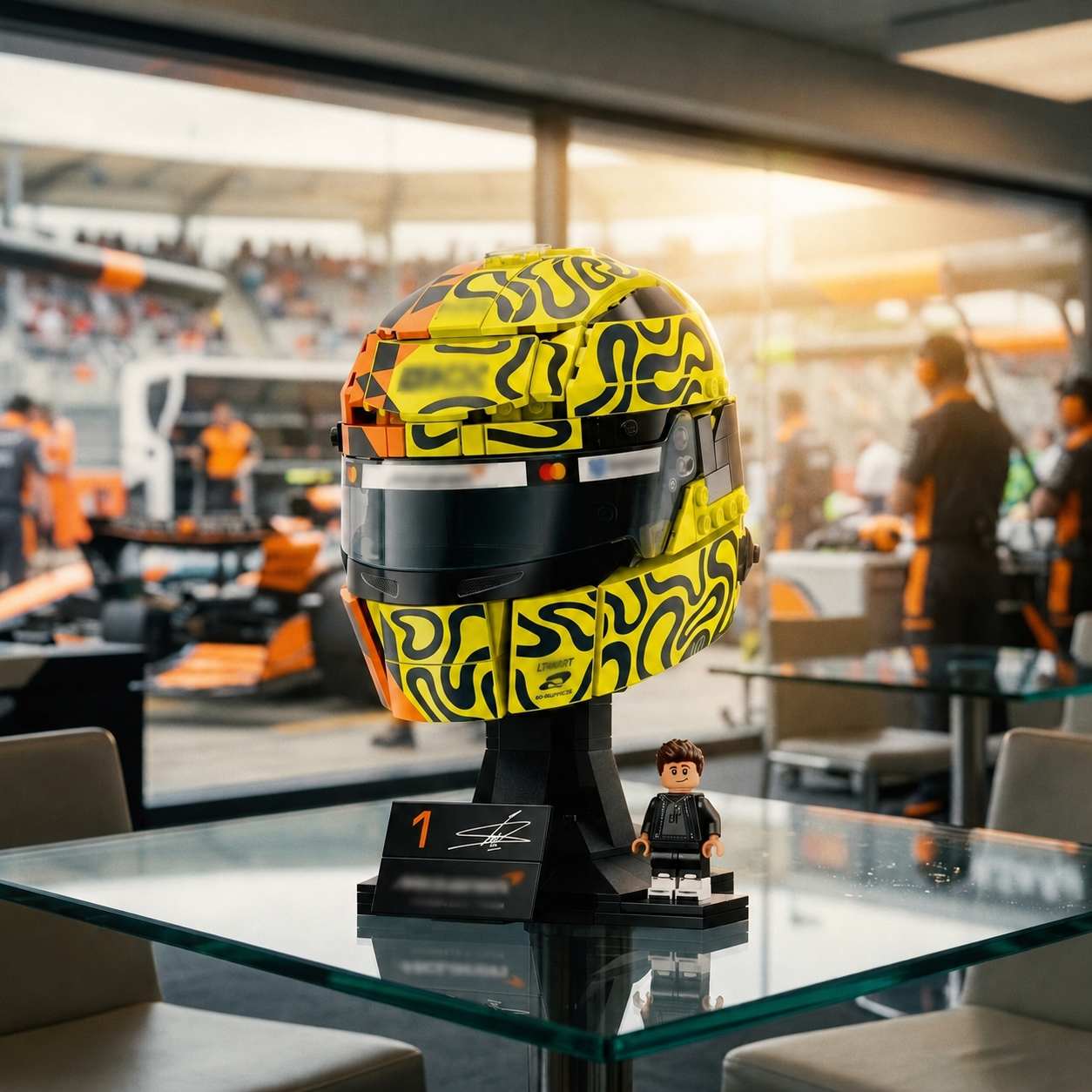 Lando Norris Helmet (793 Pcs) - 1:1 ambient gallery image 10