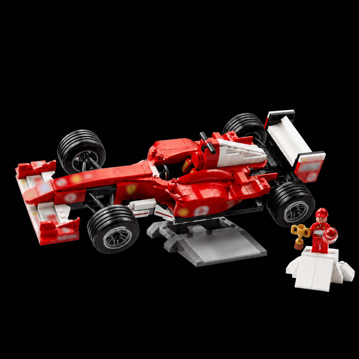 Retro Red Formula 1 Car F2004 (735 Pcs) - gallery image 10