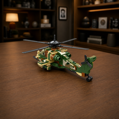 A129 Mangusta Helicopter (210 Pcs) - square interior hero 11