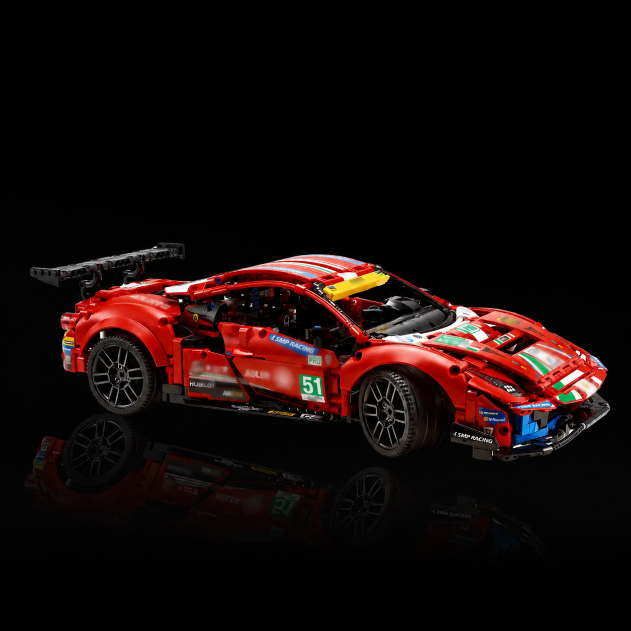 488 GTE Red Car (1677 Pcs) - 1:1 ambient gallery image 11