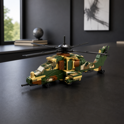 A129 Mangusta Helicopter (210 Pcs) - square interior hero 12