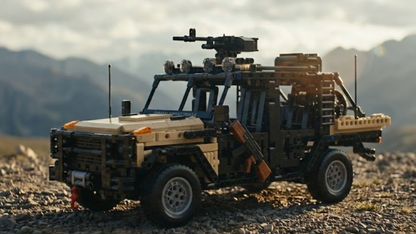 Pustynny Szary Caracal Assault Vehicle (1577 elementów) 