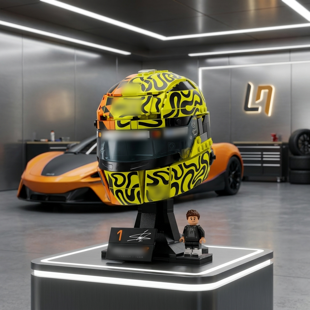 Lando Norris Helmet (793 Pcs) - 1:1 ambient gallery image 13-ambientada-04-edited