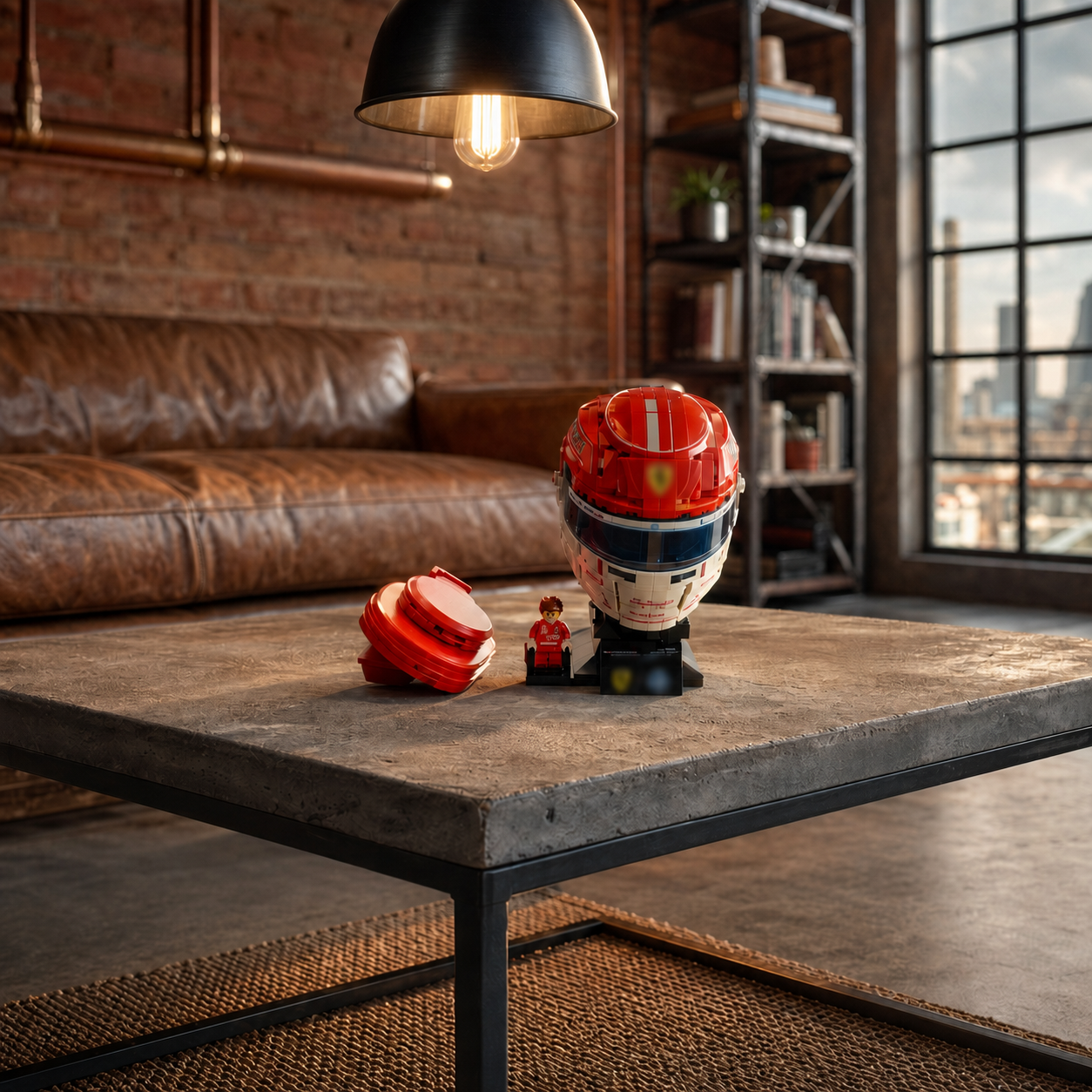 Charles Leclerc Helmet (886 Pcs) - 1:1 ambient gallery image 13