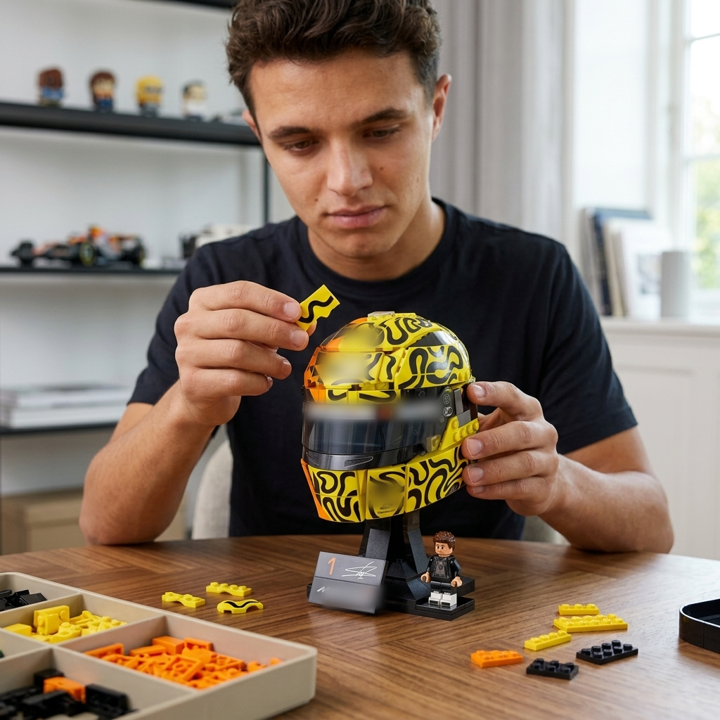 Lando Norris Helmet (793 Pcs) - 1:1 ambient gallery image 14-ambientada-05-edited