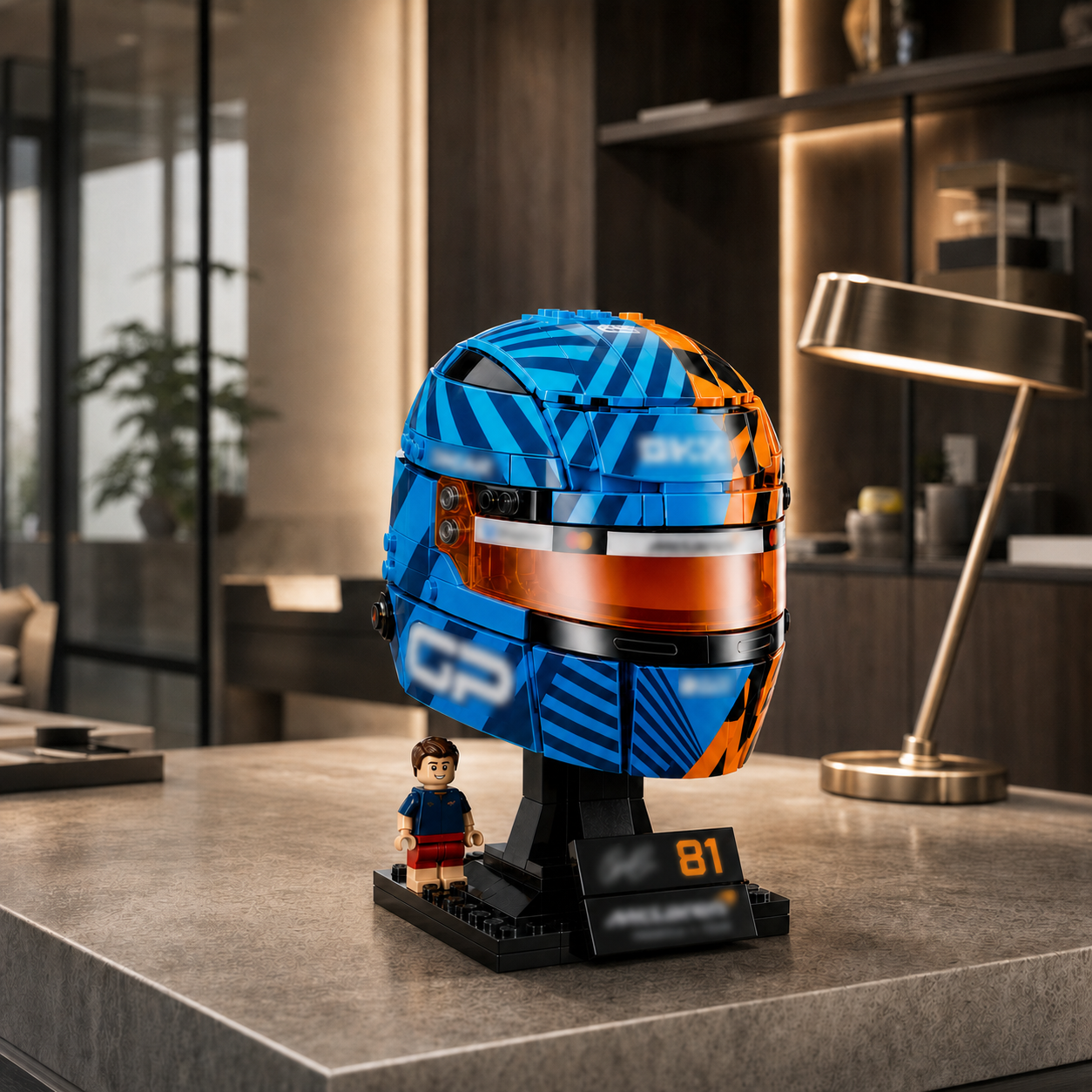 Oscar Piastri Helmet (793 Pcs) - 1:1 ambient gallery image 14
