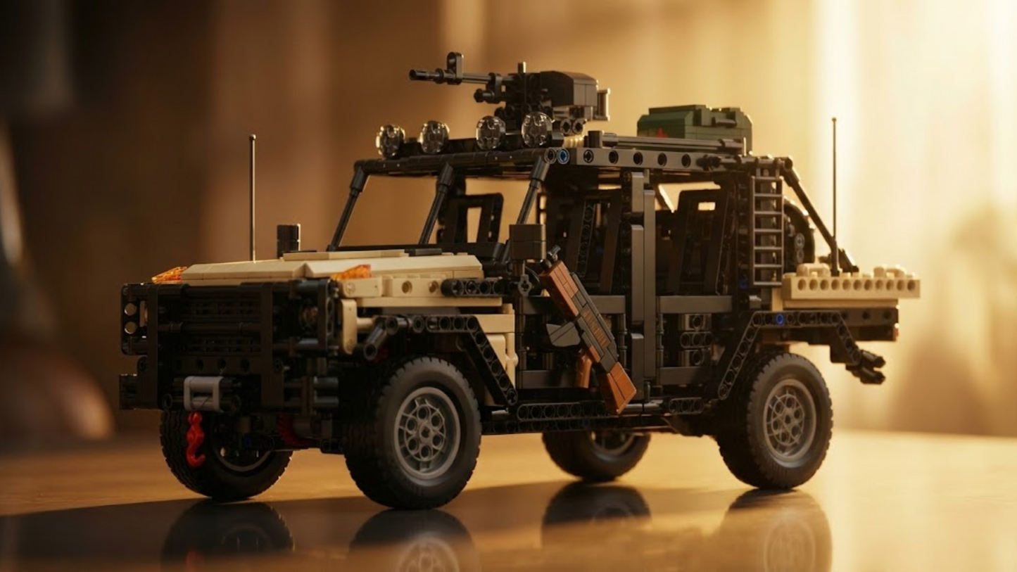 Pustynny Szary Caracal Assault Vehicle (1577 elementów) 