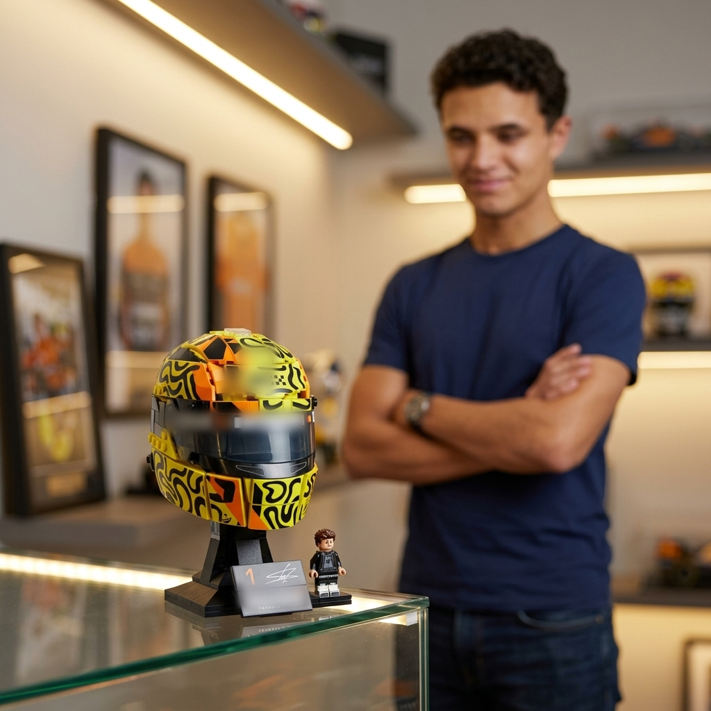 Lando Norris Helmet (793 Pcs) - 1:1 ambient gallery image 16-ambientada-07-edited