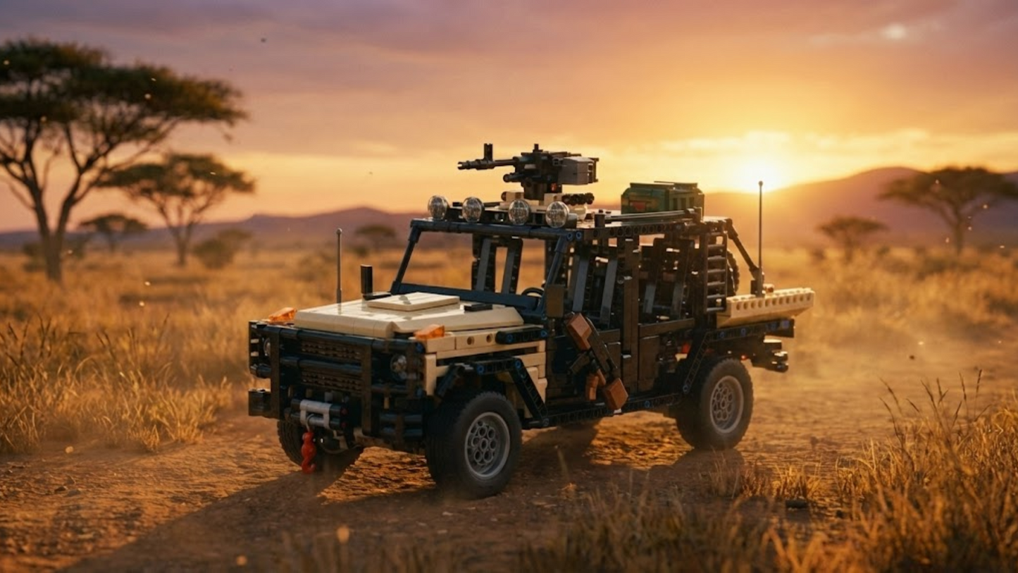 Pustynny Szary Caracal Assault Vehicle (1577 elementów) 