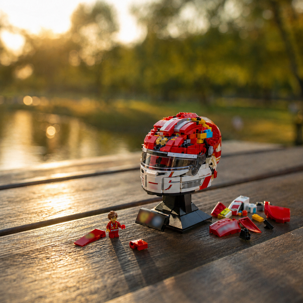 Charles Leclerc Helmet (886 Pcs) - 1:1 ambient gallery image 16