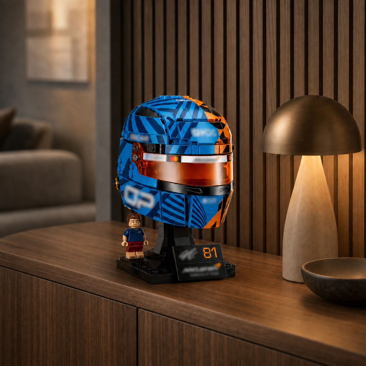 Oscar Piastri Helmet (793 Pcs) - 1:1 ambient gallery image 17