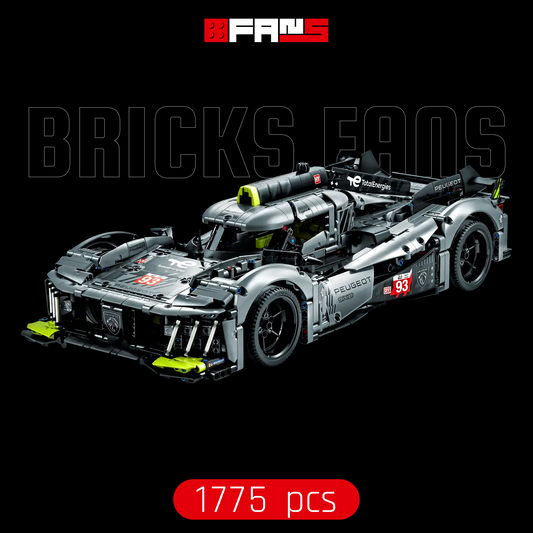 Hypercar híbrido Le Mans francés 9X8 (1775 piezas)