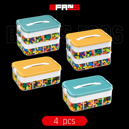 Stackable Building Blocks Storage Box
