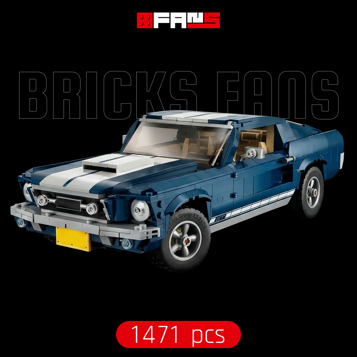 Ford Mustang (1471 деталей)