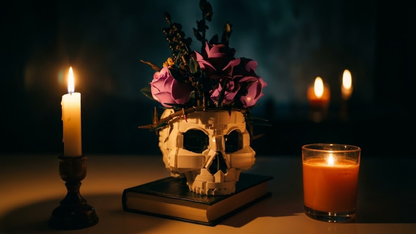 Gothic Skull & Roses (1079 pcs)