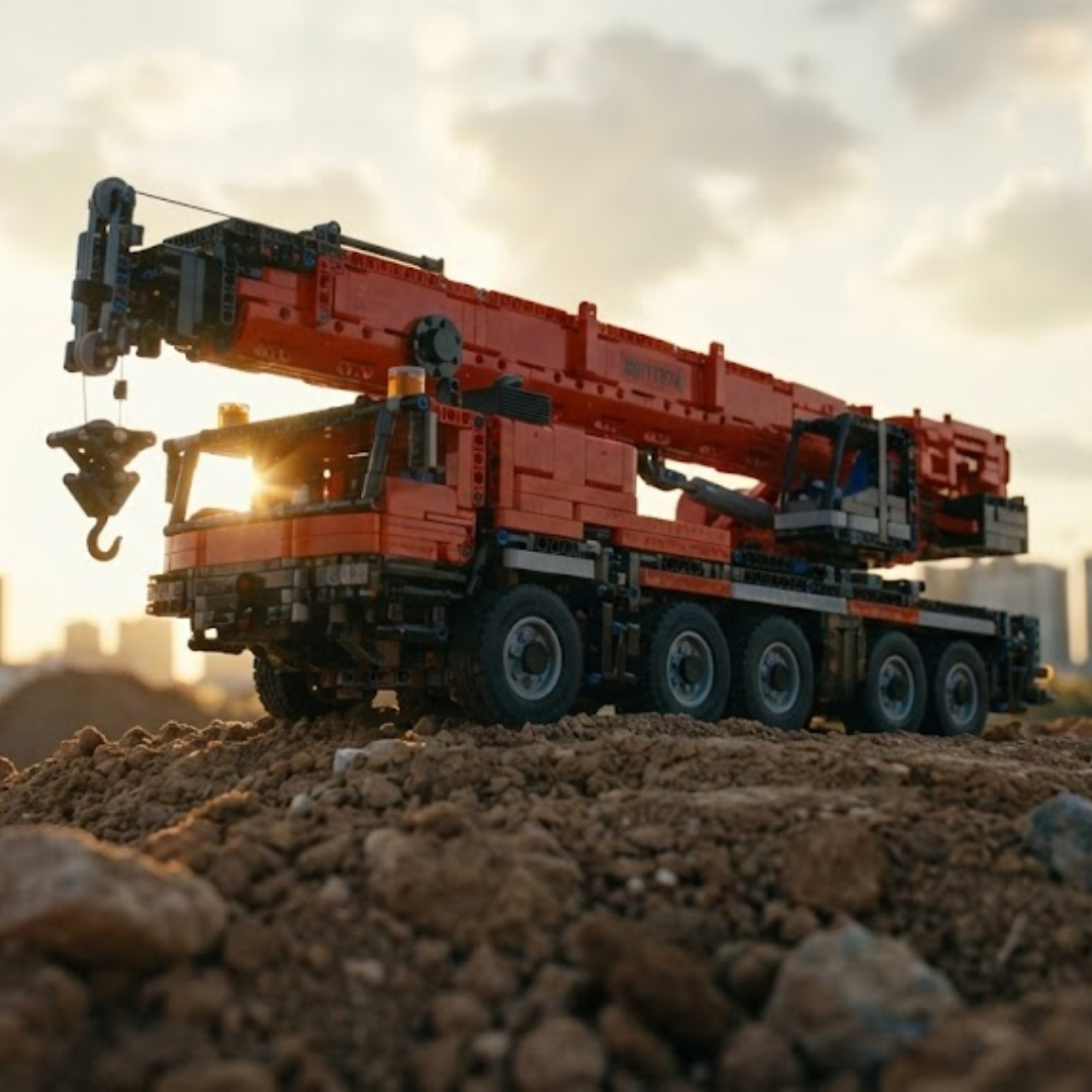 LTM 1110 Mobile Crane RED (3218 pcs)
