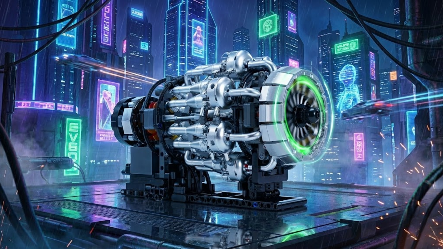 Turbojet Engine Mechanical (1214 pcs)