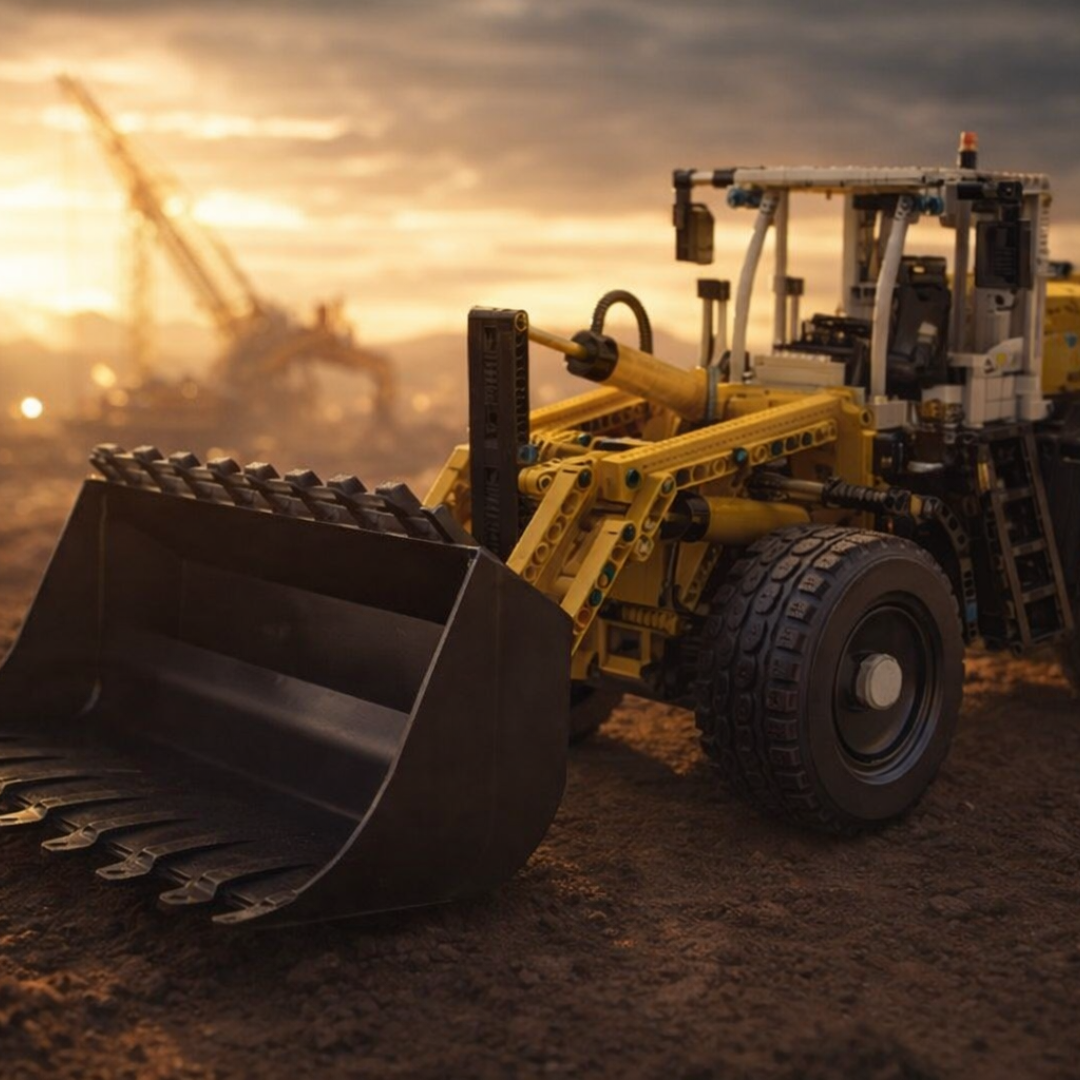 Pneumatyczna Ładowarka Kołowa Budowlana (1803 elementy) 