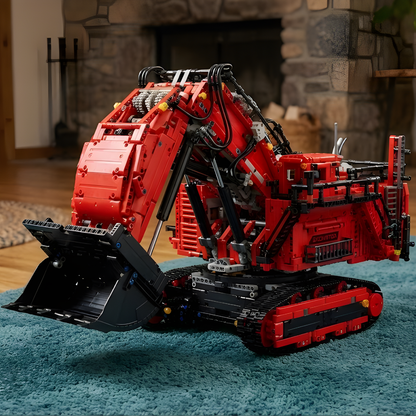 Liebherr R 9800 Górnictwo CZERWONY (4767 elementów) 