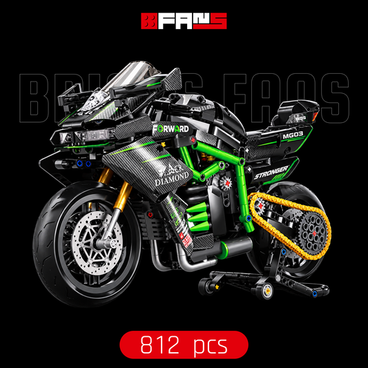 Zestaw konstrukcyjny Kawasaki Ninja H2R (812 Peças) 