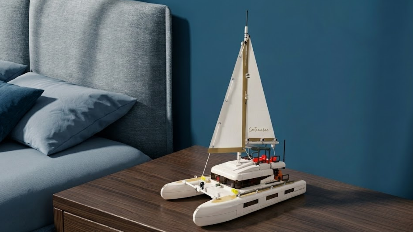 Catamaran Sailboat (890 pcs)