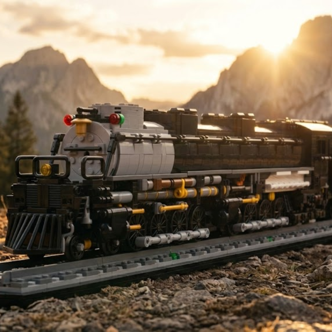 Big Boy 4-8-8-4 Parowóz (3040 elementów) 