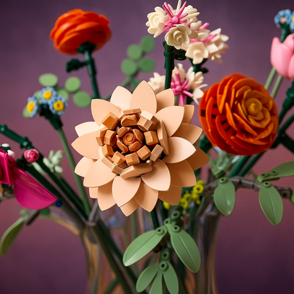 Mazzo di fiori rosa (749 pezzi)