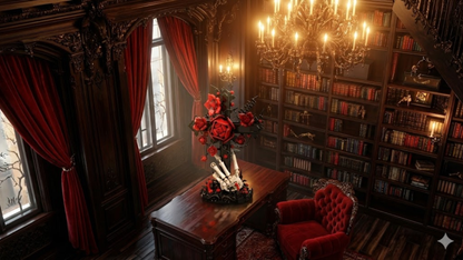 Cruz Gótica & Rosas (636 peças) 