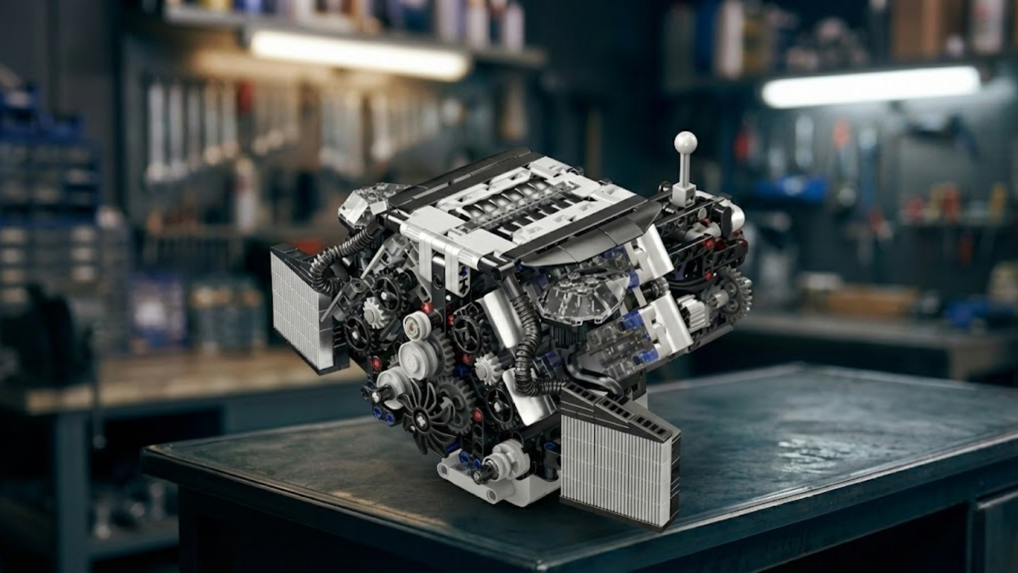 W12 Twin Turbo Engine (871 pcs)