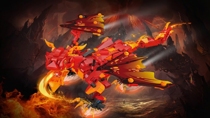 Dragão de Fogo STEM (485 peças) 