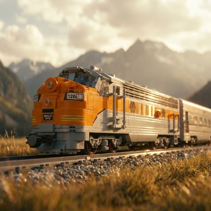 USA EMD F7 WP Diesellokomotive (1541 Teile) 