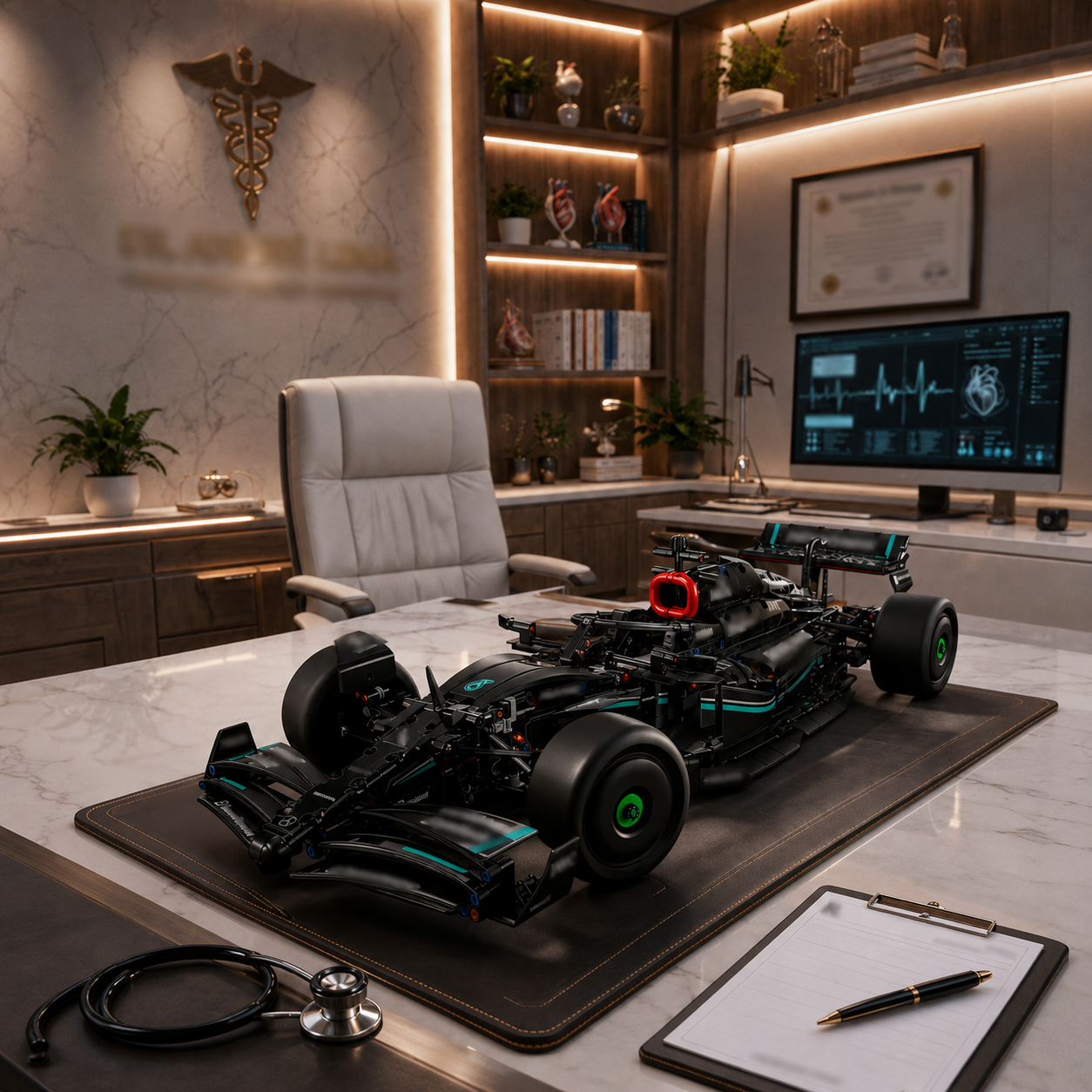 Black Formula 1 Car - Beschreibung 2