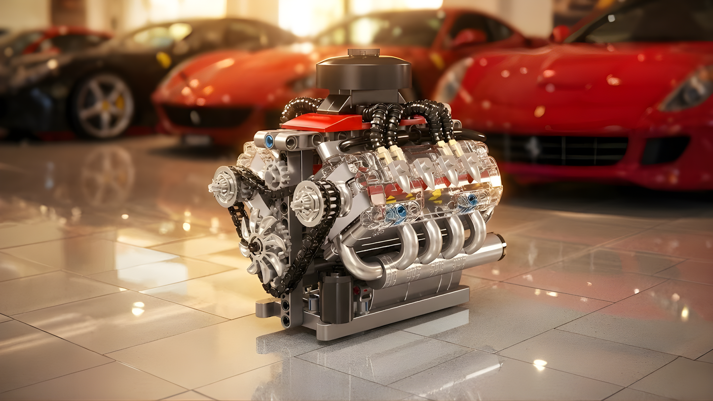 Motore V8 Motorizzato Chevy LSX454 (487 pezzi) 