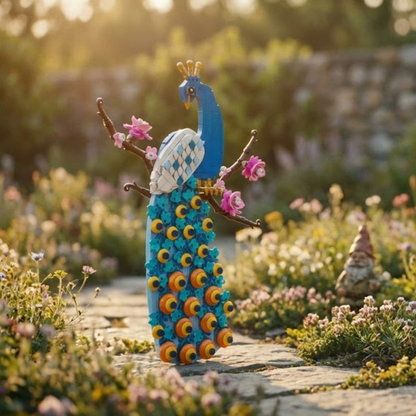 Pfauen-Wandkunst (690 Teile) 