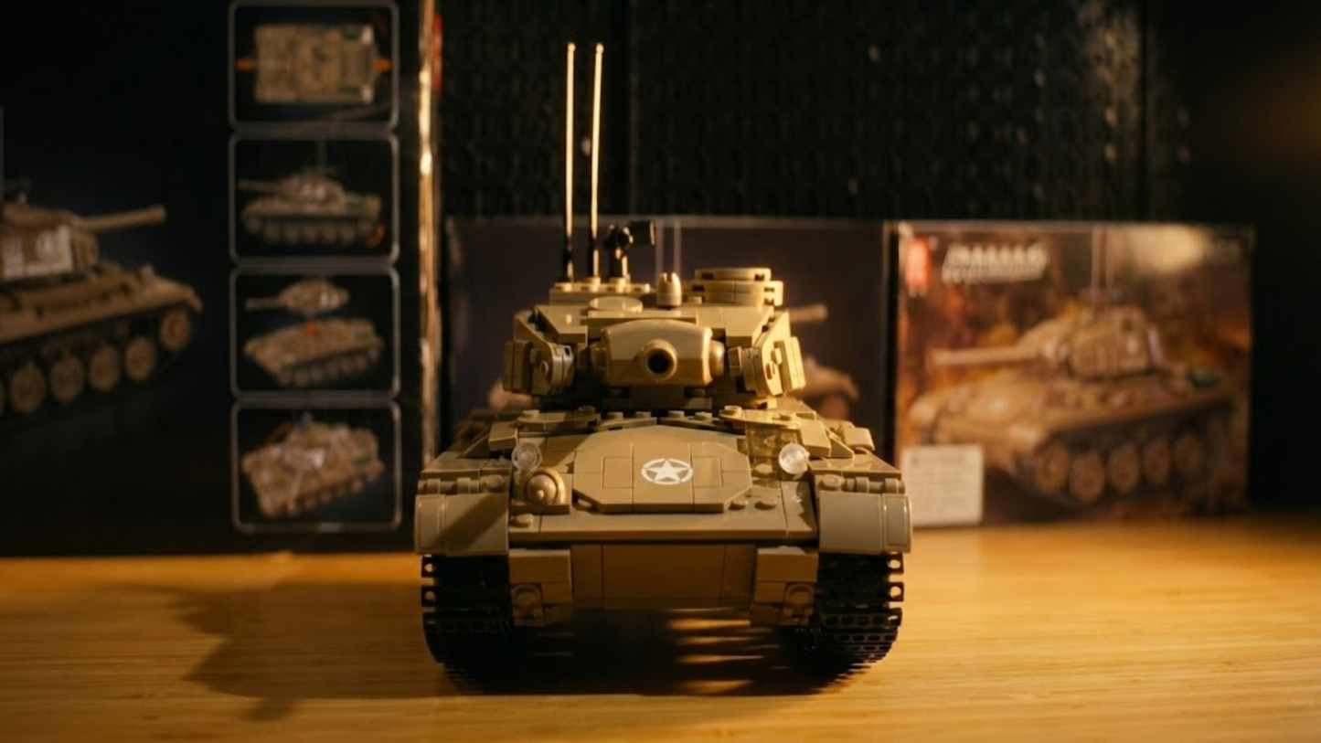 M24 Chaffee Panzer (932 Teile) 