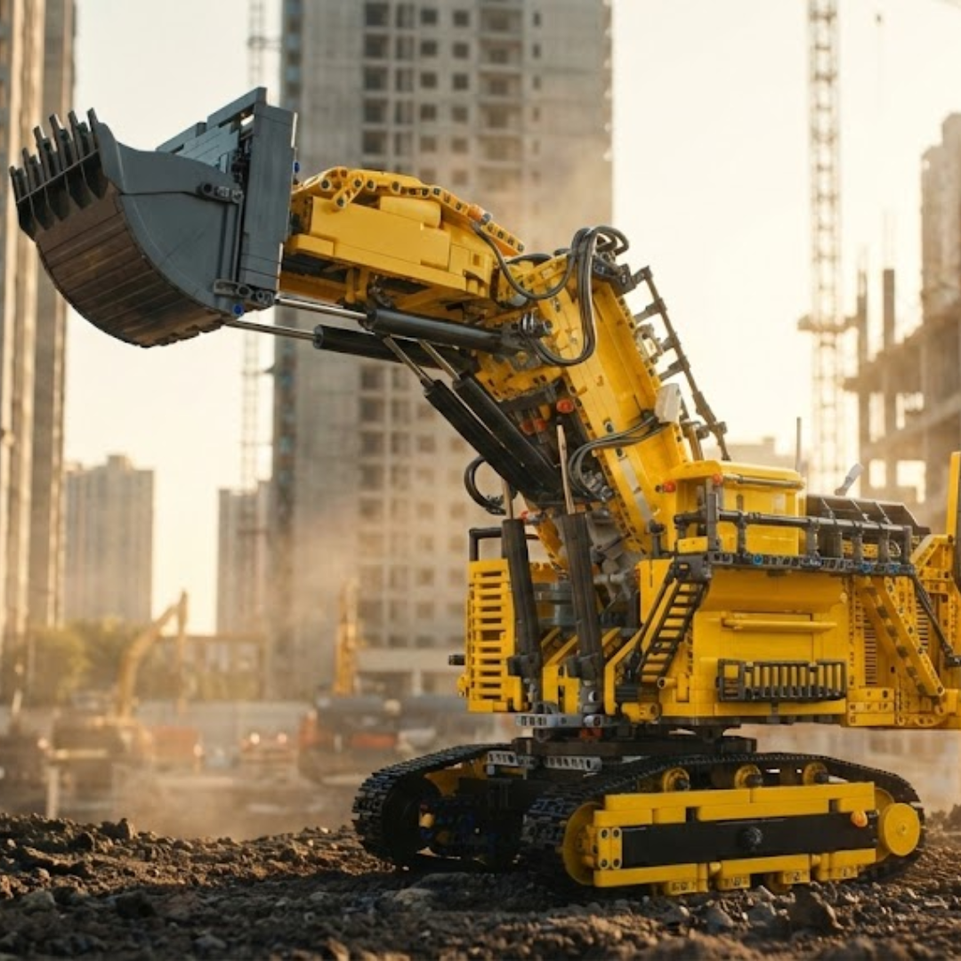 Liebherr R 9800 Górniczy Żółty (4767 elementów) 