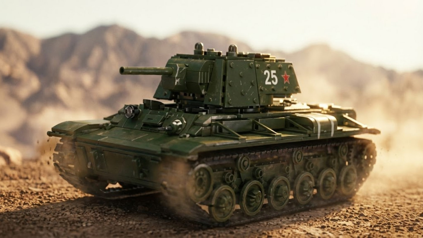 Czołg KV-1 (924 elementy) 