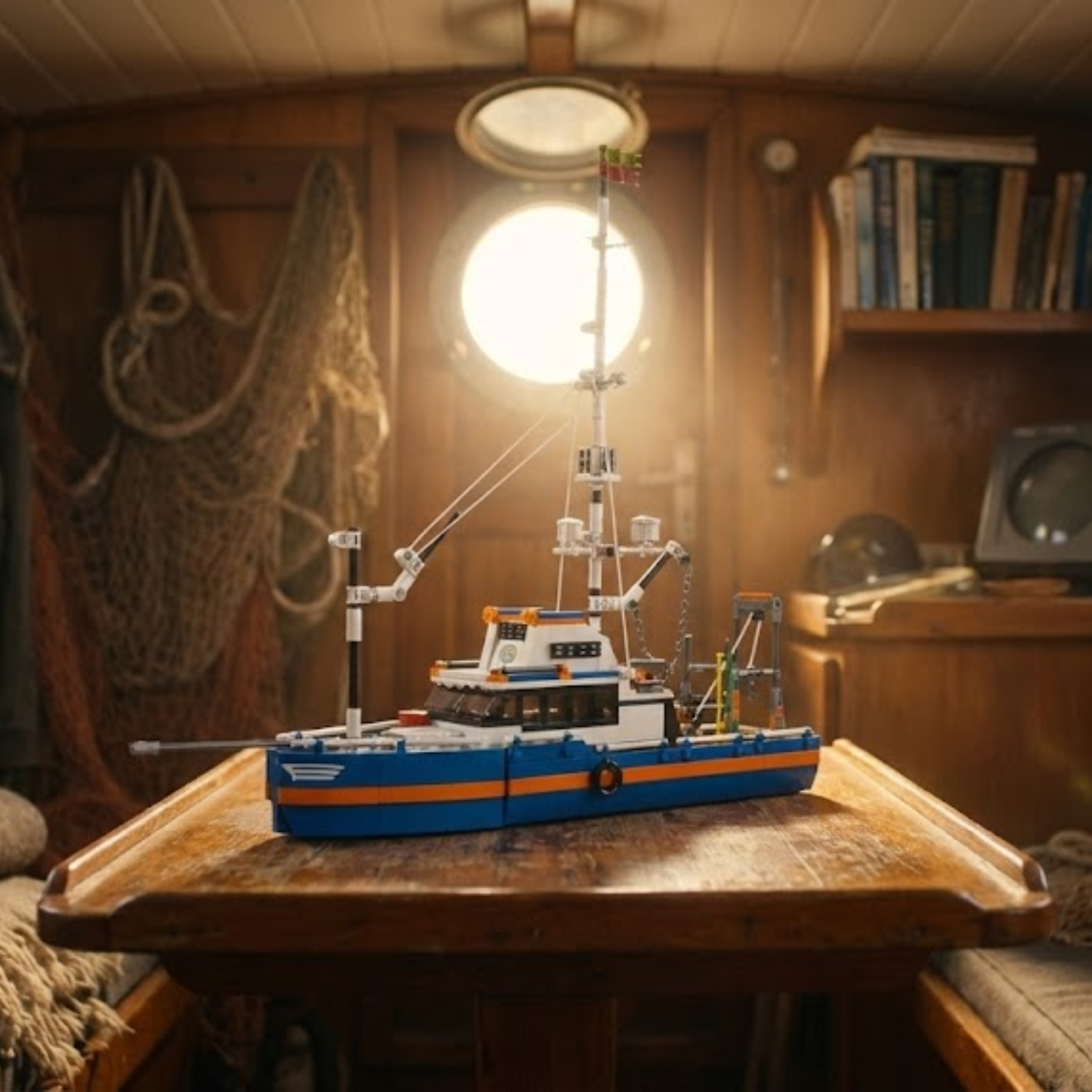Kreatywna łódź rybacka (808 elementów) 