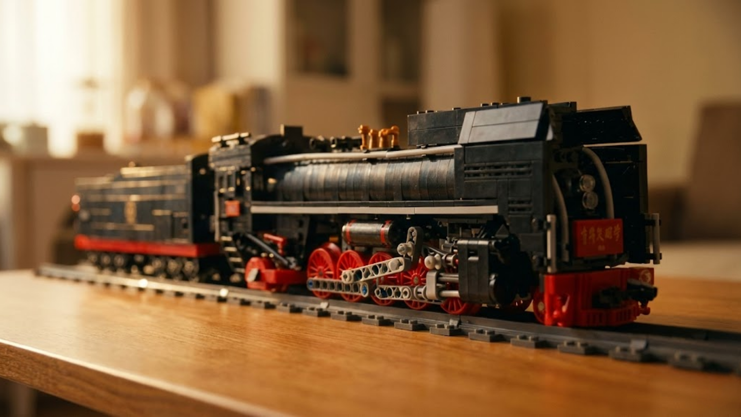QJ-Dampflokomotive (1511 Teile) 