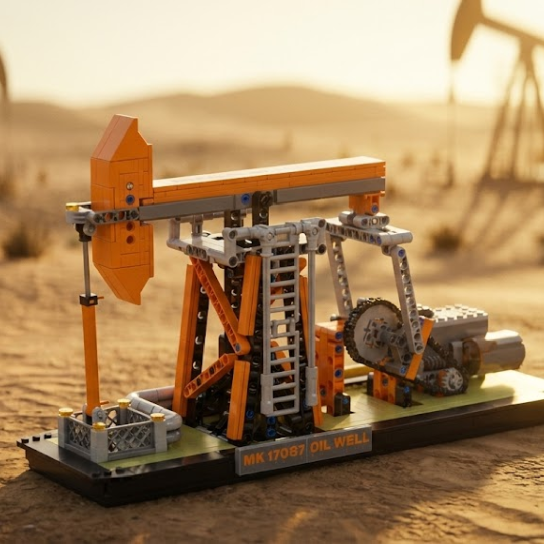 Ölbohrturm-Bausatz (840 Teile) 