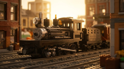 Shay-Dampflokomotive (880 Teile) 